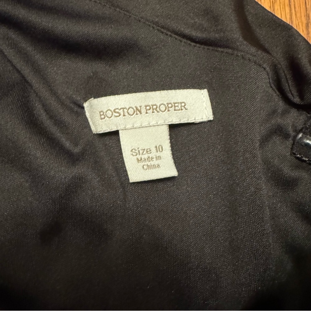 Boston Proper Ruched One Shoulder Dress - Picture 7 of 7